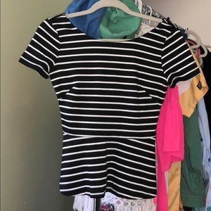 Banana Republic peplum top, never worn!!